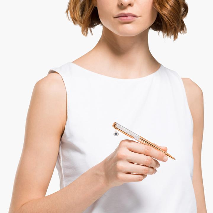 Image du produit Swarovski Crystalline Gloss Ballpoint Evil Eye (Or rose)