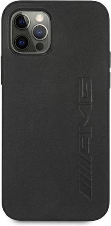 Immagine prodotto Mercedes AMG AMHCP12LDOLBK Custodia rigida per iPhone 12 Pro Max 6.7" in pelle stampata a caldo (Apple iPhone 12 Pro Max)