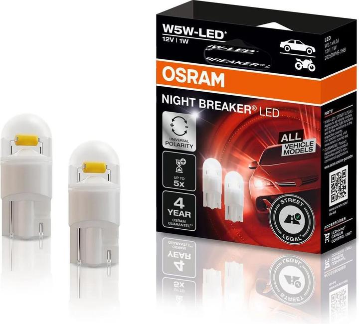 Actual product image Osram Night Breaker (W5W)