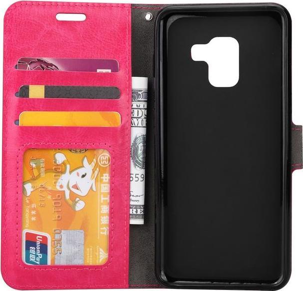 Actual product image MU Classic Crazy Horse Leather Bookcover Case (Samsung Galaxy A8 (2018))