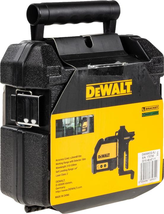 Actual product image DeWalt DW088CG Cross Line Laser