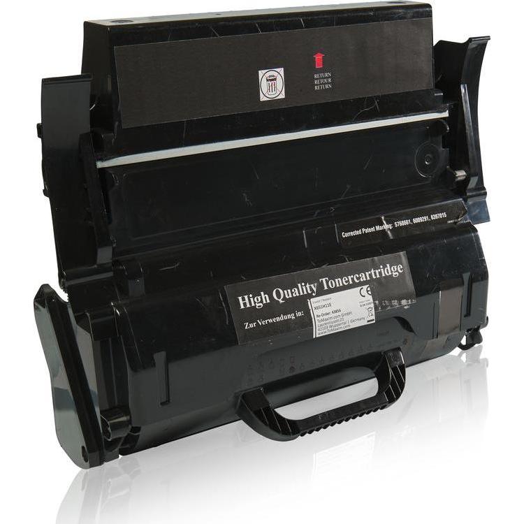 Inkadoo, Toner, Toner kompatibel zu Lexmark X651H11E Toner, schwarz Schwarz (BK)