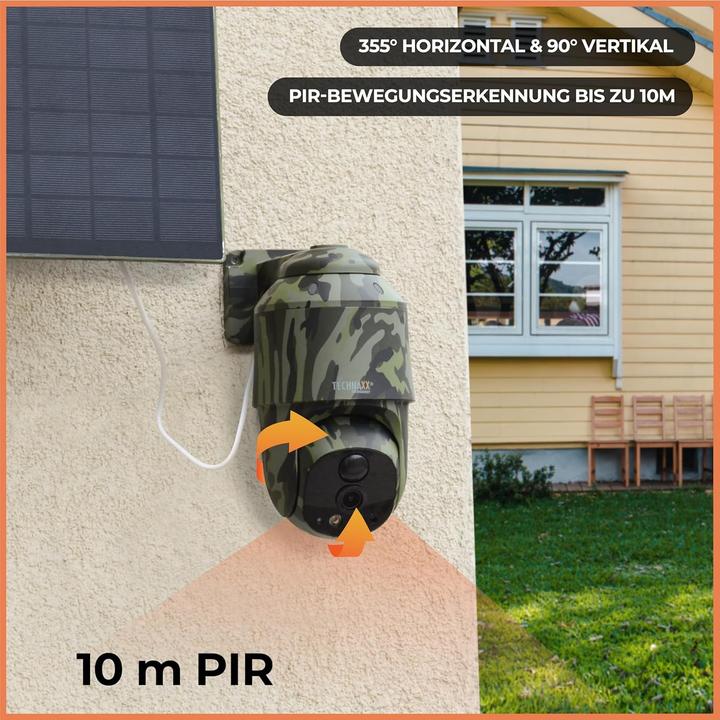 Produktbild Technaxx 4G PT Dome TX-290 mit Solarmodul (2560 x 1440 Pixels)
