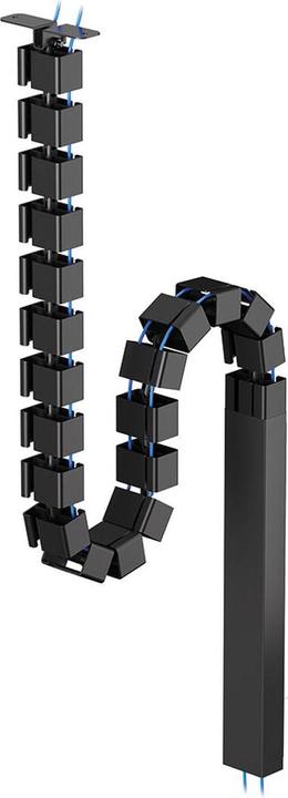 Neomounts Kabelkanal flexibel schwarz/Schraubbefestigung (Kabelkanal, 3.30 cm)