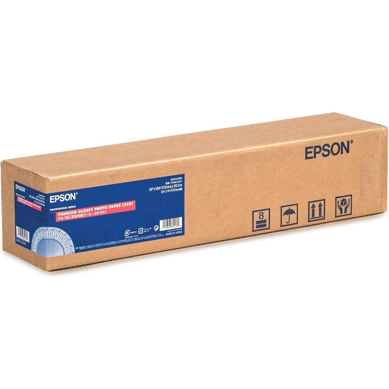 Thumbnail - Epson, Plotterpapier, Premium Semigloss Photo (166000 g/m², 3050 cm, 152.40 cm)