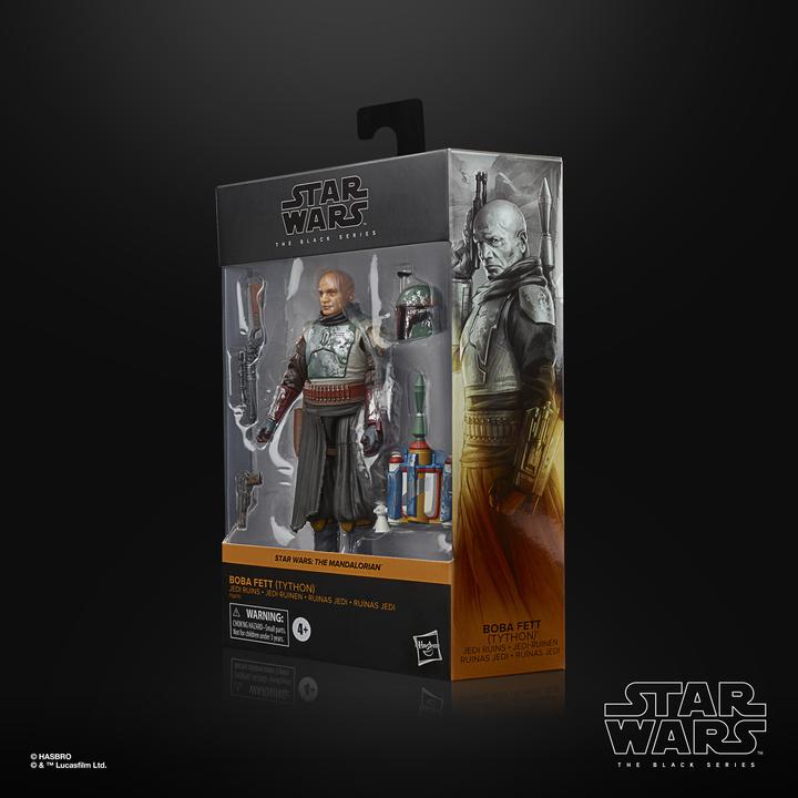 Image du produit Hasbro The Black Series Boba Fett (Tython) Ruines Jedi, figurine de 15 cm pour Star Wars : The Manda