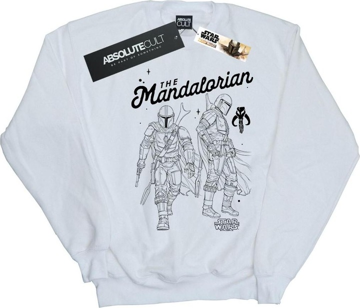 Immagine prodotto Star Wars The Mandalorian Hunter Profile Felpa Uomo (5XL)