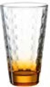 Immagine prodotto Leonardo Bicchiere da bere Optic 300 ml, 6 pezzi, arancione (0.30 l, 6 x)