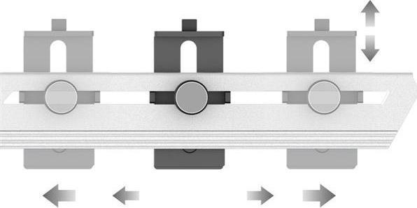 Actual product image 1st Cool 1stCOOL GPU Holder - metal adjustable white VGA holder