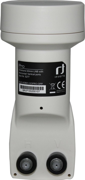 Actual product image inverto IDLP-WDB01-OOPRO-OPP Pro (Twin LNB, 40mm)