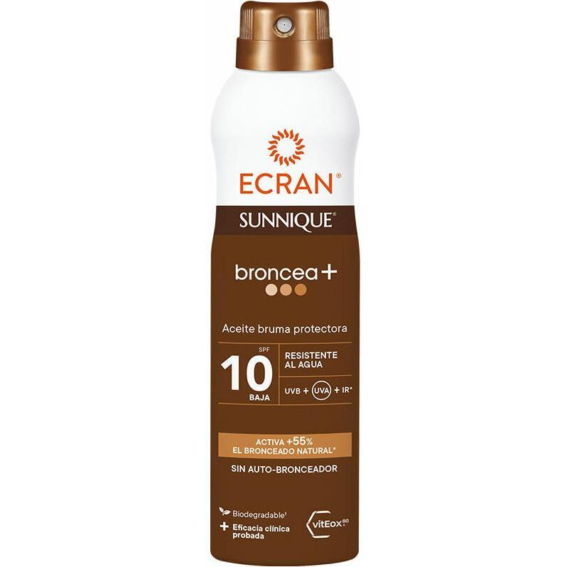 Ecran Sunnique Broncea Aceite Bruma Spf10 250ml (250 ml), Tierpflegemittel