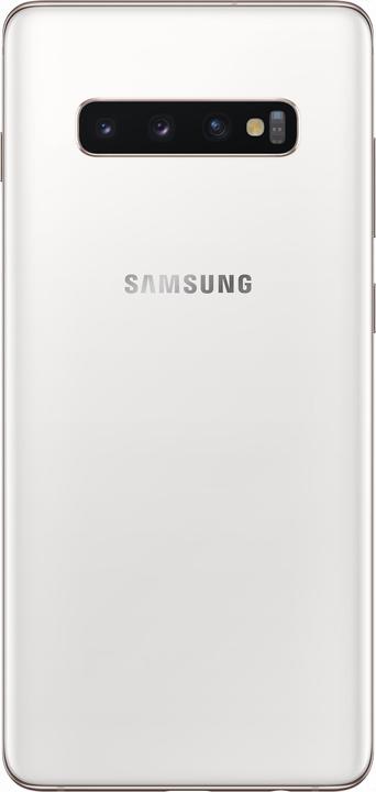 Productafbeelding Samsung Galaxy S10+ (512 GB, Keramisch Wit, 6.40", Hybride dubbele SIM, 4G)