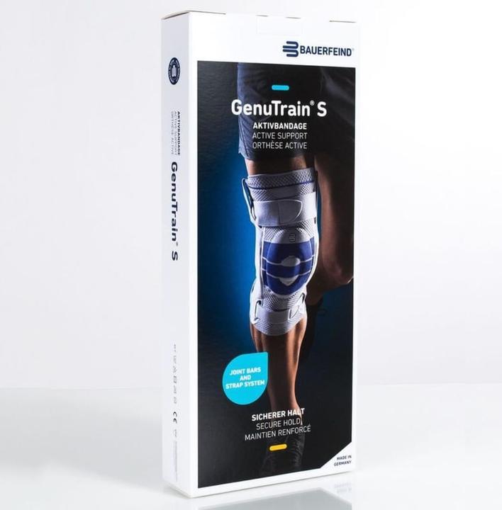 Produktbild GenuTrain S Aktivbandage Grösse 5 links titan (5)