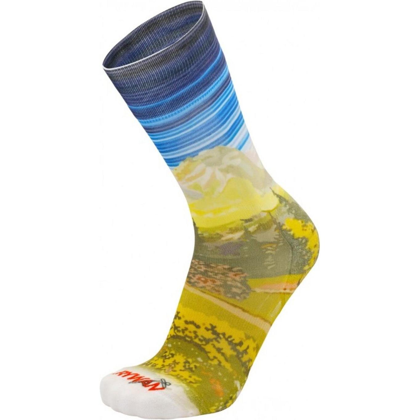 Thumbnail - Rywan, Damen, Sportsocken, socken mit berggeist no limit graphik (41 - 43), Blau