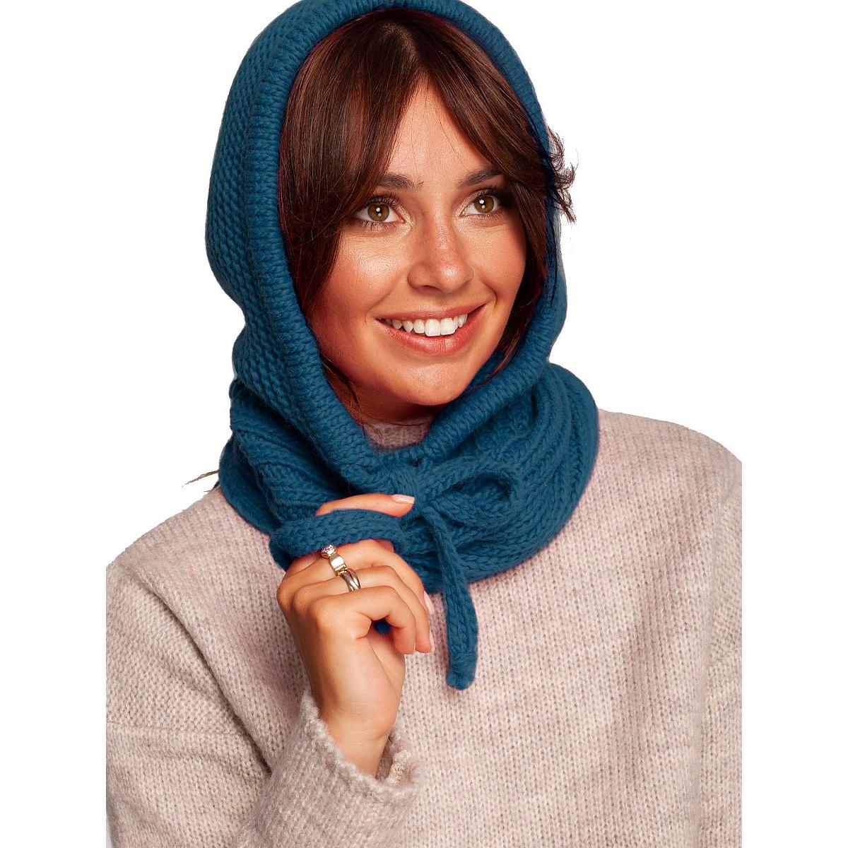 BE Knit, Schal, Schlauchschal, Blau