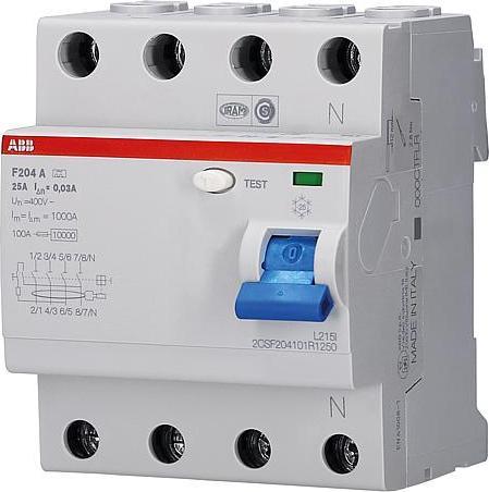 ABB Interruttore di circuito di guasto a terra