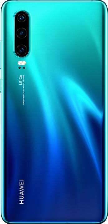 Immagine prodotto Huawei P30 (128 GB, Aurora Blue, 6.10", Doppia SIM, 4G)