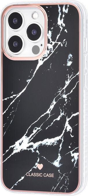 Actual product image UNIQ Accessory Case iPhone 13 Pro - Hardcase protective cover Marble black No.218 (Apple iPhone 13 Pro)