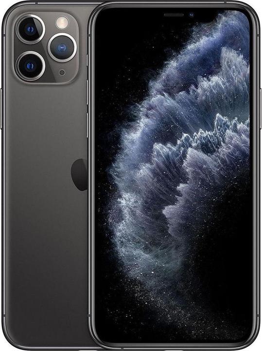Image du produit Re!commerce iPhone 11 Pro (64 Go, Noir, 5.80", 12 Mpx, SIM + eSIM, A / Comme neuf)