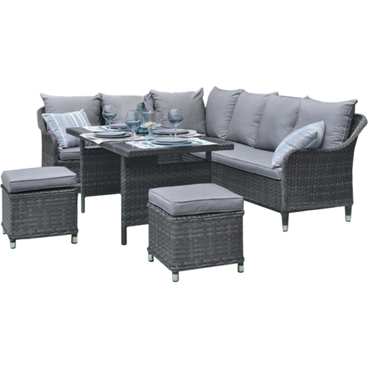 HTI-Living, Gartenlounge, Terrassenmöbel Kreta