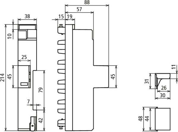 Produktbild Dehn DSH ZP B2 TT 255 Kombi-Ableiter Typ1+2 DEHNshield ZP 909331