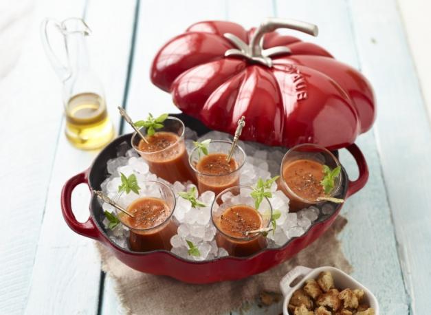 Productafbeelding Staub Cocotte "Tomaat (25 cm, Braadpan + kasserol, Gietijzer)