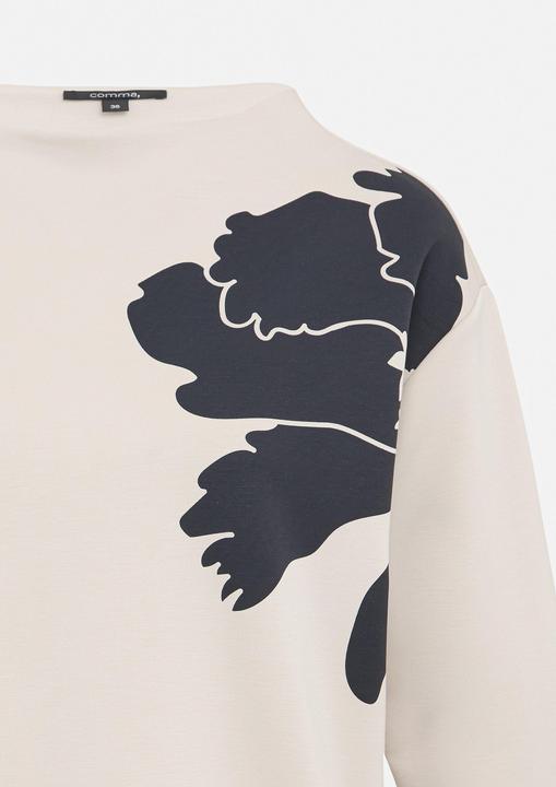 Produktbild Comma Sweatshirt Sweatshirt aus leichtem Scuba mit 3/4-Ärmeln (38)