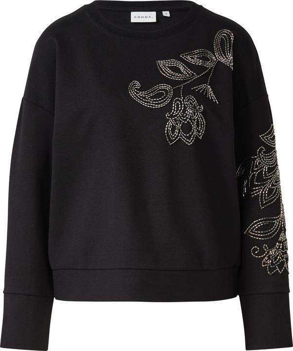 Produktbild Comma Sweatshirt Sweatshirt mit Perlenstickerei (32)