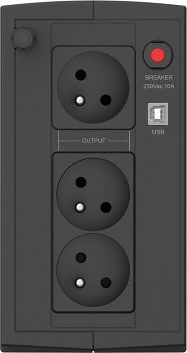 Produktbild Ever Zasilacz awaryjny DUO 850 PL AVR USB T/DAVRTO-000K85/01 (850 VA, 550 W, Line-Interaktiv USV)