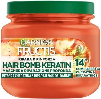 Garnier Fructis Hair Mask 320ml Vase - Repariert und glättet das Haar