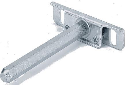 Immagine prodotto Hettich Supporto per ripiano in acciaio al titanio zincato con montaggio a scomparsa (1 pz.)