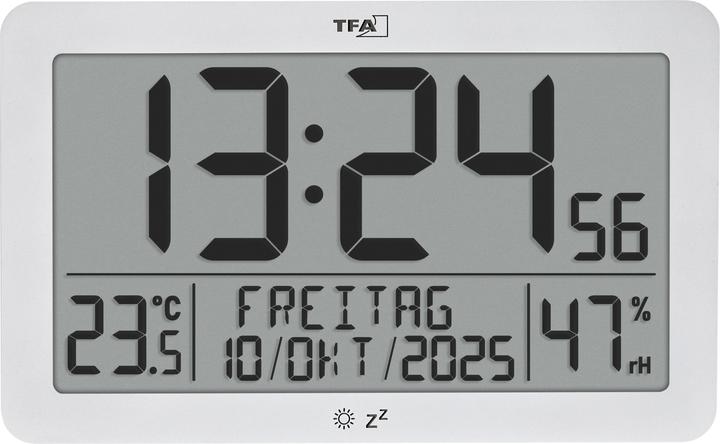 Actual product image TFA Digitale Funkuhr mit Raumklima