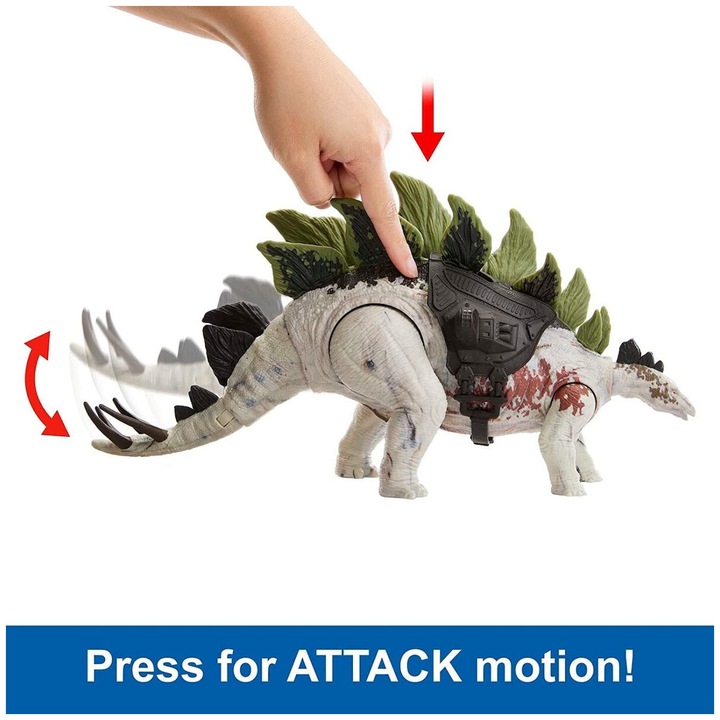 Actual product image Jurassic World GIGANTIC TRACKERS Stegosaurus