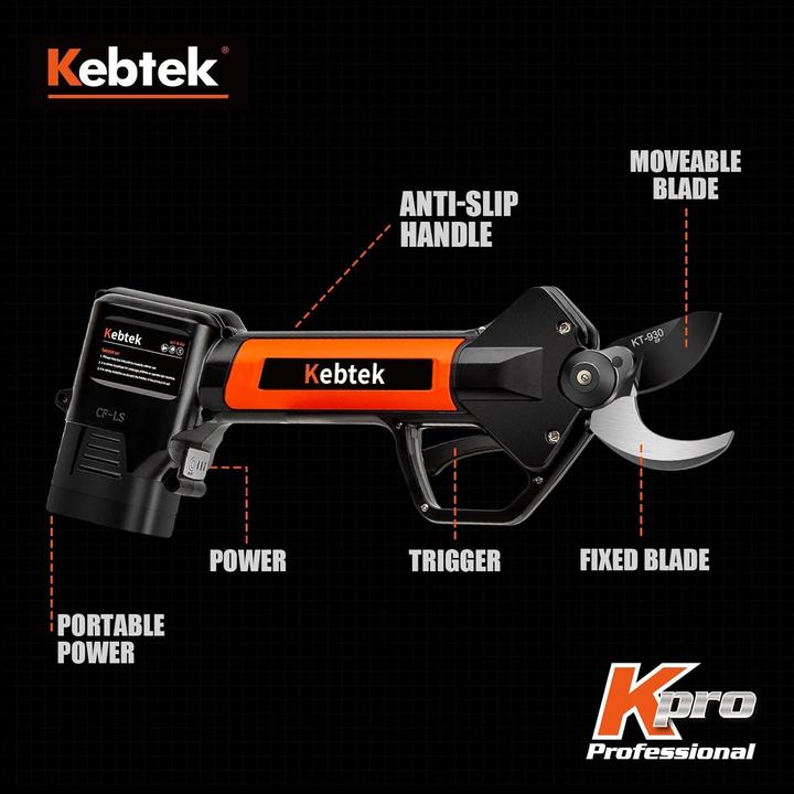 Actual product image Kebtek Electric pruning shears