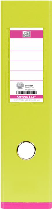 Produktbild Elba Ordner myColour, Rückenbreite: 80 mm, hellgrün-pink DIN A4, Einband aussen (A4, 80 mm, 1 Stück)