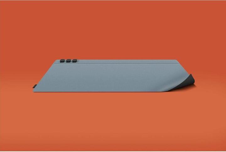 Image du produit Uniq Hagen dwustronna magnetyczna podkładka na biurko czarno-niebieski/midnight black-washed blue (35 x 68.20 cm)