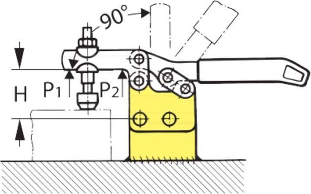 Actual product image Amf Horizontal clamping device