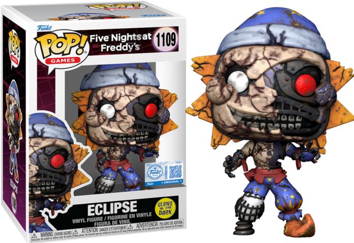Actual product image Funko POP! Five Nights at Freddy's Security Breach Eclipse Exclusive Phosphorescente