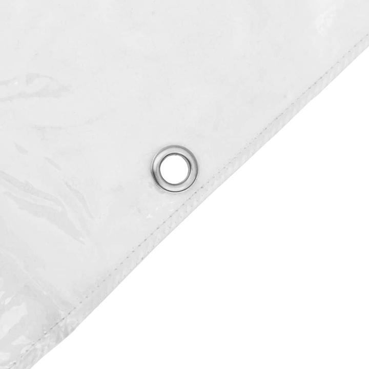 Image du produit vidaXL Bâche transparente avec oeillets 1x12 m PVC Bâche transparente (1 x 12 m)