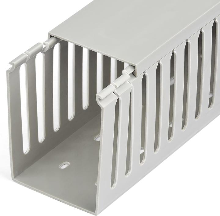 Actual product image StarTech Open Slot Cable Management Raceway with Cover, 3"(75mm)W x 3-7/8"(10cm)H, 6.5ft( (Duct, 7.50 cm)