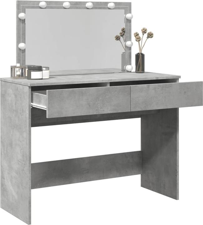 Image du produit VidaXL Coiffeuse avec éclairage LED (100 x 40 x 120 cm)
