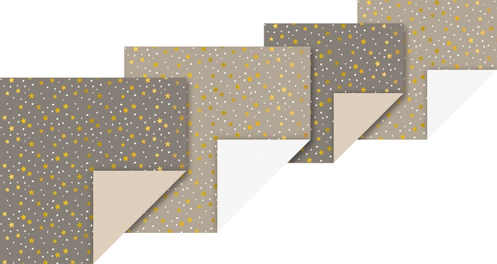 Actual product image Heyda Leaflet set "Stars (80 g/m², 1 x)