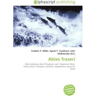 Abies fraseri, Fachbücher von Agnes F. Vandome, Frederic P. Miller, John McBrewster