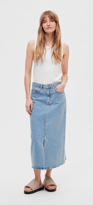 Actual product image Selected Jeans Midi Skirt (34)