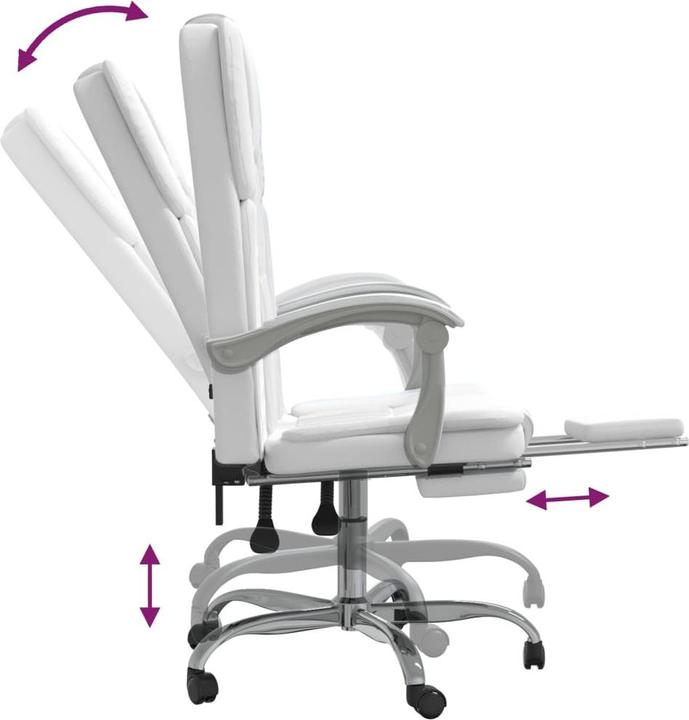 Actual product image vidaXL Bürostuhl mit Liegefunktion