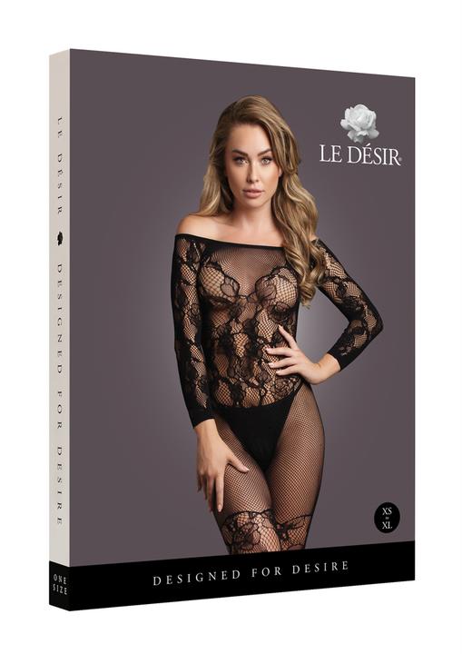 Productafbeelding Le Désir Bodystocking met lange mouwen zonder schouder - OS (Eén maat voor iedereen)
