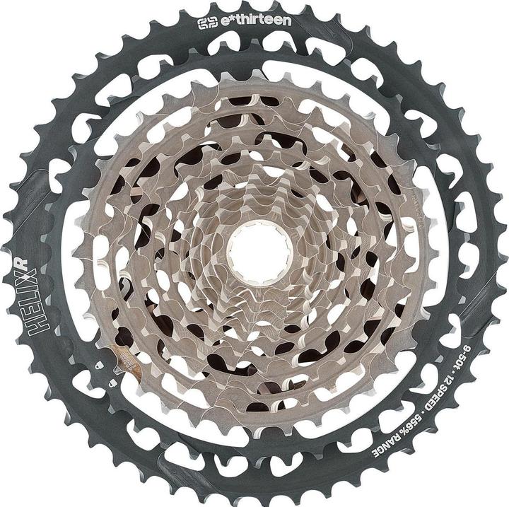 e*13 Velocassette Helix Plus 9-50T, 12Speed, Black (12-speed, 9-50)
