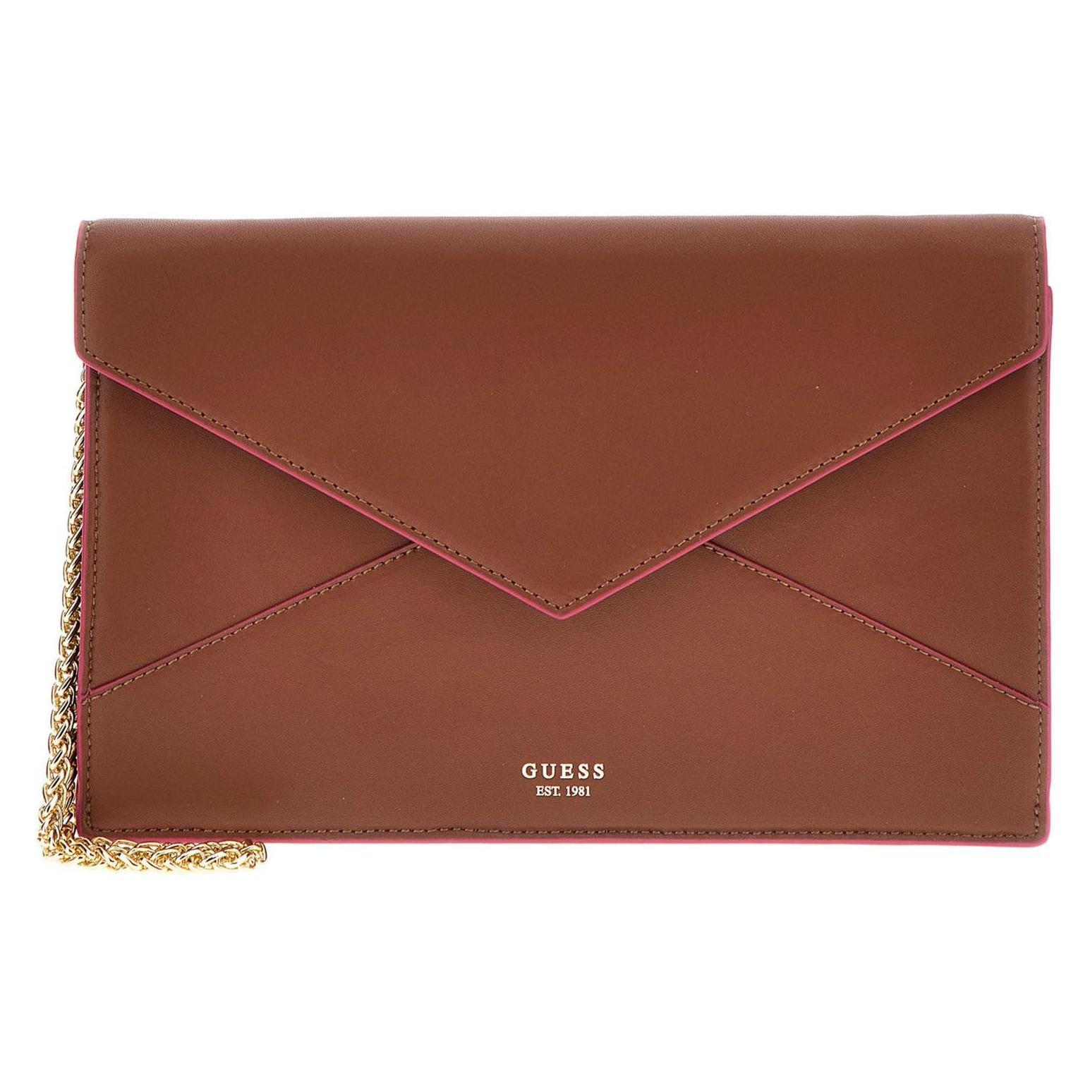 Guess, Damen, Handtasche, Large Envelope, Braun