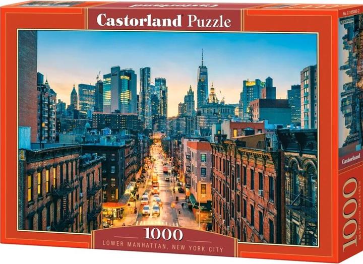 Castorland Puzzle 1000 Pieces - Lower Manhattan, New York City (1000 pieces)