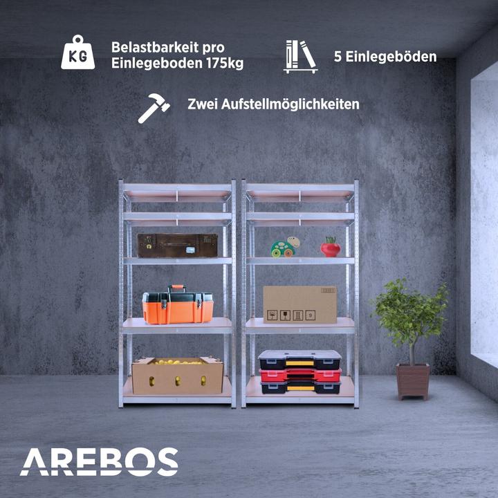 Actual product image Arebos Schwerlastregal
